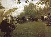 At the Academy-s House in the Country, Ilya Repin